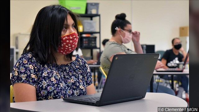 in-person learning school mask MGN